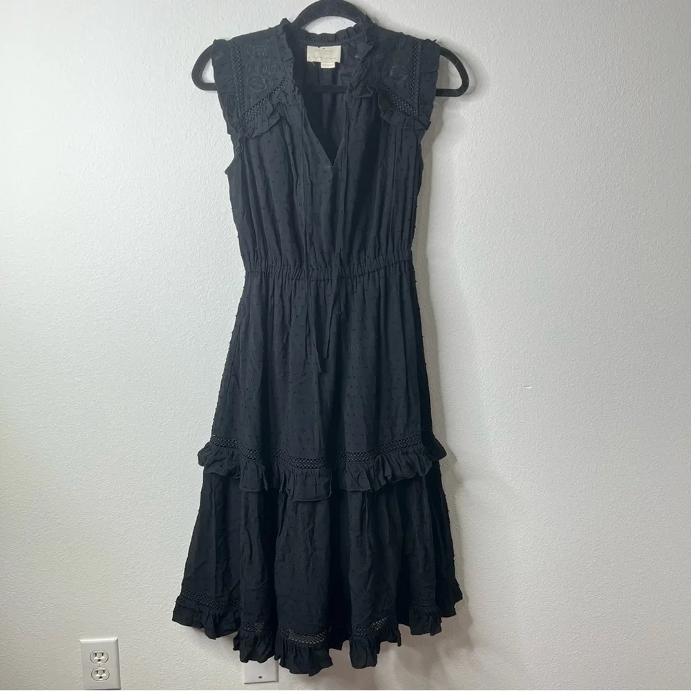 Kate spade size 0 sleeveless black summer/spring feminine dress